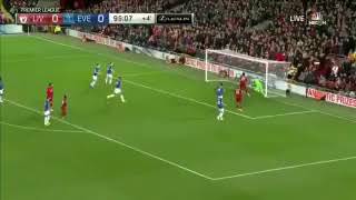 Origi late goal LIVERPOOL VS EVERTON [upl. by Batty157]