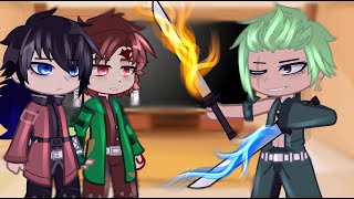 Hashiras  Tanjiro React To Zoro As Their Training Master  Demon Slayer  Gacha React [upl. by Mosnar]