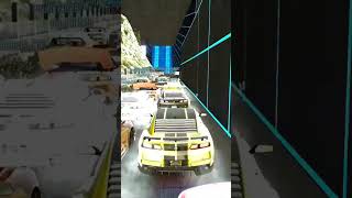 Epic Faceoff Train vs Car at the Starting Line shorts gta gtaonline gta5 [upl. by Carthy]