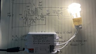 12V fluorescent resonant driver explained [upl. by Asirb890]