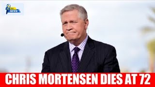 Chris Mortensen dies at 72  Awardwinning ESPN NFL reporter [upl. by Aitercal]