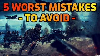 5 Game Losing Mistakes Everyone Makes  Enlisted Tips amp Tricks [upl. by Torre]