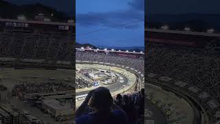 GREEN FLAG at Bristol Motor Speedway Night Race NASCAR racing [upl. by Ahsinik677]