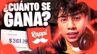 🤑 CUANTO se GANA en UN DIA en RAPPI [upl. by Ithsav]