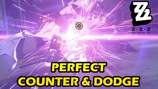 HOW TO ZENLESS ZONE ZERO  PERFECT COUNTERDODGE GAMEPLAY [upl. by Ewell]