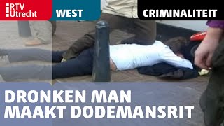 Dronken en gewapende man maakt dodemansrit naar Breukelen  RTV Utrecht [upl. by Tony]