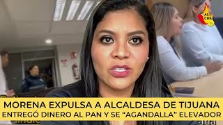 Expulsan a alcaldesa de Morena Entregó dinero al PAN y quotse tranzóquot un elevador [upl. by Eeldivad]