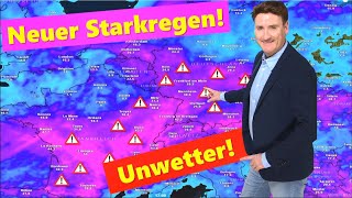 Vorwarnung Neuer Stark und Dauerregen bis in den UNWETTERBEREICH Wetterwechsel an Himmelfahrt [upl. by Noraha]