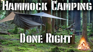 Hammock Camping Done Right Tips and Required Gear [upl. by Obel]