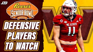 Washington Commanders Senior Bowl Watch List Defense [upl. by Oremodlab]