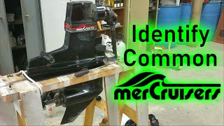 Mercruiser Outdrive Identification  Alpha Gen 1 Gen 2 and Bravo [upl. by Engeddi]