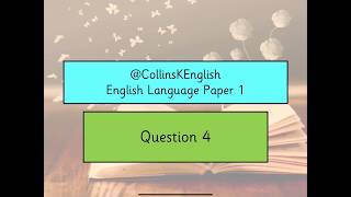 GCSE English Language Paper 1 Q4 With Marked Example Answers [upl. by Athalie]