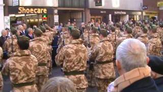 Argyle amp Sutherland Highlanders return from Afghanistan [upl. by Kylstra]