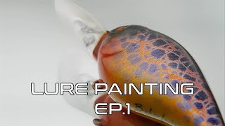 Lure Painting With Zach Baker Ep1 [upl. by Romonda]