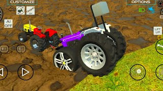 swaraj 855  tractor wali video  indian tractor mud mode [upl. by Alilahk341]