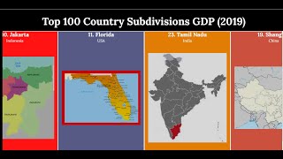 Richest Country Subdivisions by GDP PPP 2019 [upl. by Ayikahs]