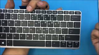 How To Install And Fix The Keyboard Keys of HP HP EliteBook FOLIO 1020 G11030 G1 [upl. by Pik389]