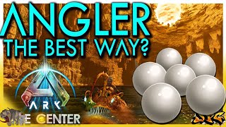 ARK CENTER ASCENDED Best Way To Get Silica Pearls With or Without Angler Fish  Pearl Locations [upl. by Byrom]