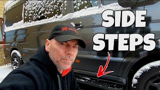 How To Fit Side Bars To Volkswagen Crafter Campervan [upl. by Niatsirhc957]