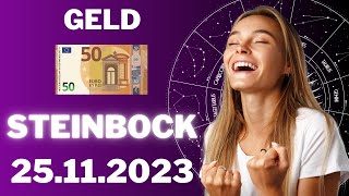 STEINBOCK ♑️💶 GROSSE GELDSUMME 🤑 Horoskop  25November 2023 steinbock tarot [upl. by Eiznekam]