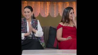 Kapil Sharma Show Ke Set Pe Karina and Karisma kapilsharma trending trendingshorts comedy funny [upl. by Tisbee]