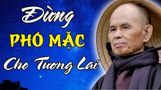 Đừng PHÓ MẶC Cho Tương Lai  Hãy PHẤN ĐẤU Từng Giây Phút Ở Hiện Tại hay lắm  TS Thích Nhất Hạnh [upl. by Haret344]