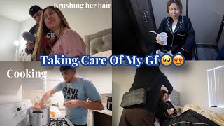 Taking Care Of My Girlfriend After Surgery 1 WEEK POST OP [upl. by Krik]