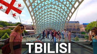 Tbilisi Georgia Walking Tour 2022 4K Walk Travel Vlog 🇬🇪 თბილისი [upl. by Arual]