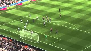 Andros Townsend Goal free kick Newcastle United v Crystal Palace 10 [upl. by Given160]