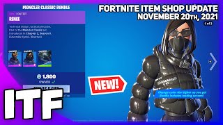 Fortnite Item Shop NEW MONCLER BUNDLE November 20th 2021 Fortnite Battle Royale [upl. by Oninotna]