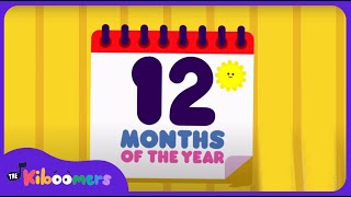 12 Months of the Year  THE KIBOOMRS Preschool Songs for Circle Time  Learning Song [upl. by Htinnek329]