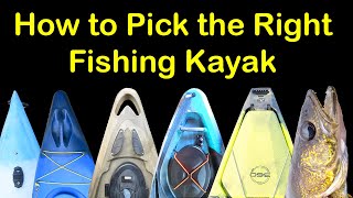 How to Pick a Fishing Kayak  Basics of Fishing Kayaks [upl. by Aserahs]