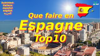 Top 10 des Plus Belles Villes à Visiter en ESPAGNE  Voyage Vidéo [upl. by Sergei]