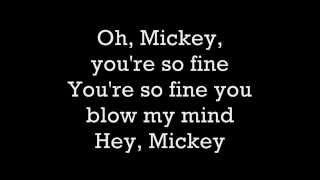 Toni BasilHey Mickey w Lyrics [upl. by Vedetta196]