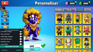 Stumble Guys Mod Menu 0625 Skins Emotes Nome Colorido Level Gemas  Stumble Guys Mod Menu Gameplay [upl. by Nedry234]