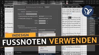 Großprojekte in Adobe InDesign Fußnoten verwenden [upl. by Narag]