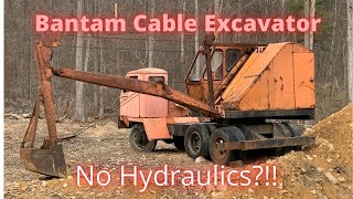 Schield Bantam T35 Cable Excavator [upl. by Abbe]