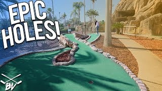 SOME OF THE MOST FUN MINI GOLF HOLES WEVE EVER SEEN  Brooks Holt [upl. by Sgninnej]