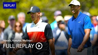 Full Replay  Tiger Woods Brooks Koepka Francesco Molinari in 1st Round at 2019 PGA Championship [upl. by Hubie]