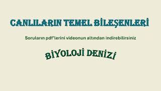 Canlıların Temel Bileşenleri 5 [upl. by Mickey]