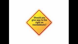 SA road rules  give way on roundabouts [upl. by Benedix]