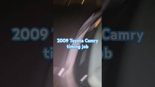 Timing chain replacement 09 Toyota Camry timing chain and oil pump replacement toyota timingbelt [upl. by Froemming]