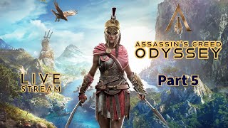 AC Odyssey  No commentary  Part 5  Live  Full Game Walkthrough [upl. by Iadahs]