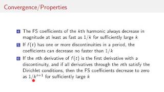 Fourier Series Properties  33 [upl. by Corneille]