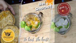 Magical drink to beat the heat  Bael Sharbat Woodapple Drink [upl. by Janik]