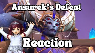 Ansureks Defeat REACTION warcraft [upl. by Rafael227]