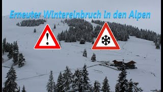 Erneuter Wintereinbruch in den Alpen❄️❄️❄️ [upl. by Atenek]