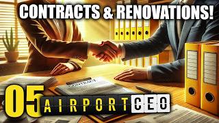 Lobby Makeover and Strategic Negotiations  Melbourne Airport Ep 5  Airport CEO [upl. by Noryak]