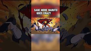 Sage mode Naruto is so tough 🔥 naruto sagemode anime [upl. by Lalitta545]