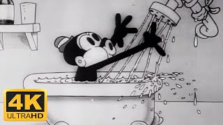 Looney Tunes  Sinkin in the Bathtub 1930 Remastered 4K 60FPS [upl. by Yadroc749]